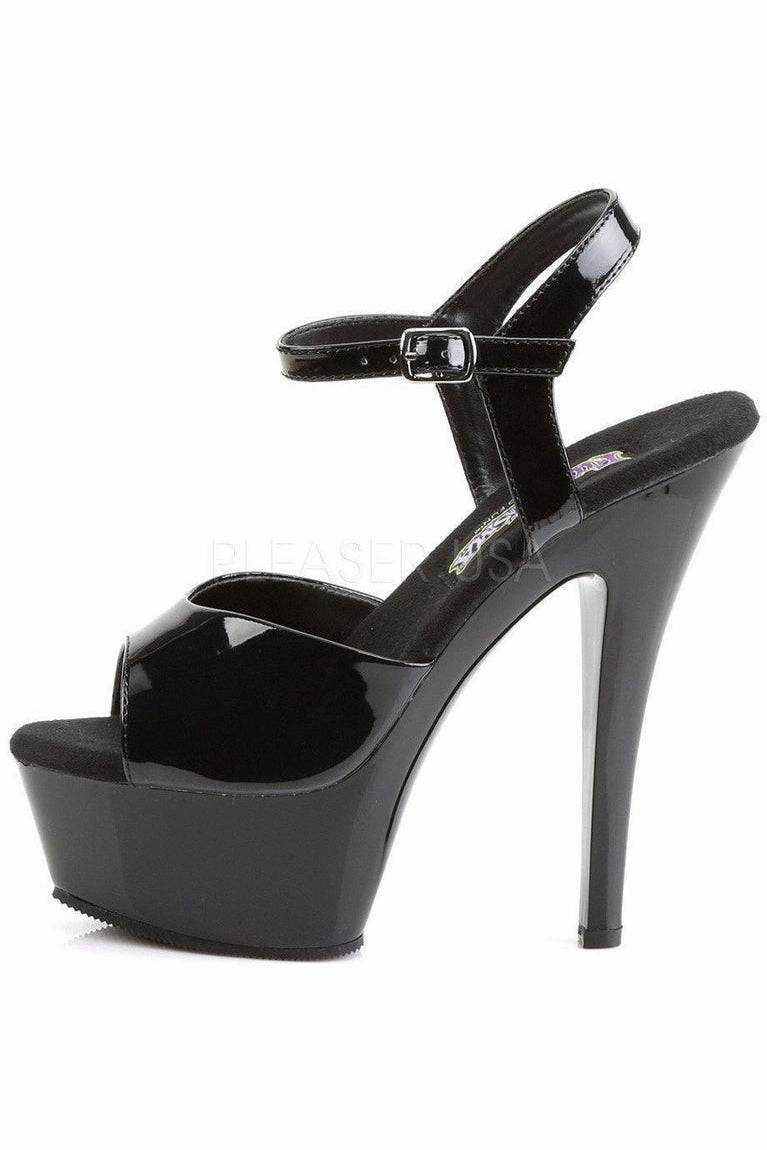 JULIET-209 Platform Sandal | Black Patent
