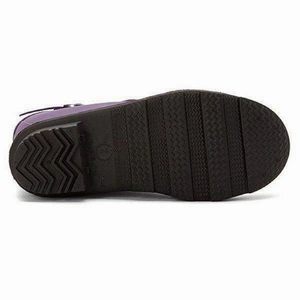 Kamik Kids Raindrops Eggplant Girls Rain Boot (Made in Canada)