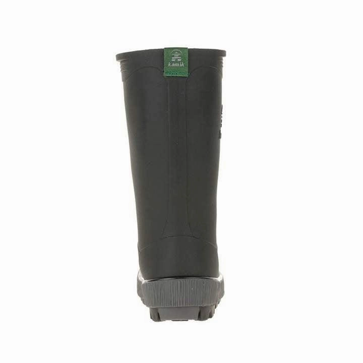 Kamik Riptide Black Charcoal Boys Rain Boots