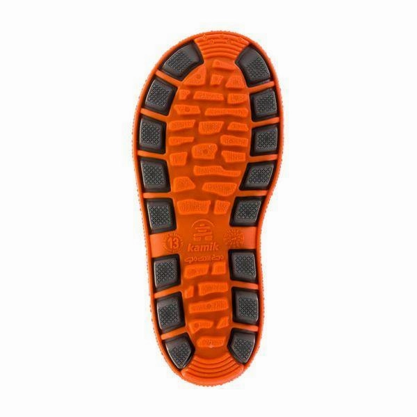 Kamik Riptide Charcoal Charbon Boys Rain Boots