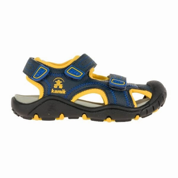 Kamik Seaturtle2 Boys Navy/Citrus Water Friendly Sandals