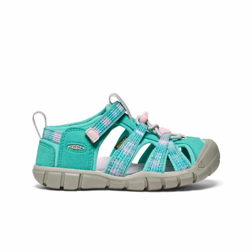 Keen Bright Aqua/Giggle Pink Seacamp II CNX Children's Sandal