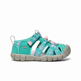 Keen Bright Aqua/Giggle Pink Seacamp II CNX Children's Sandal