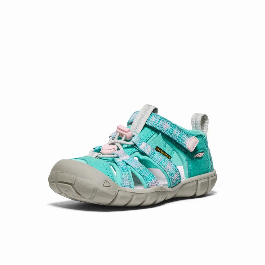 Keen Bright Aqua/Giggle Pink Seacamp II CNX Children's Sandal