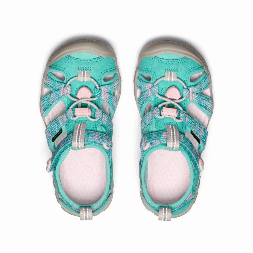 Keen Bright Aqua/Giggle Pink Seacamp II CNX Children's Sandal