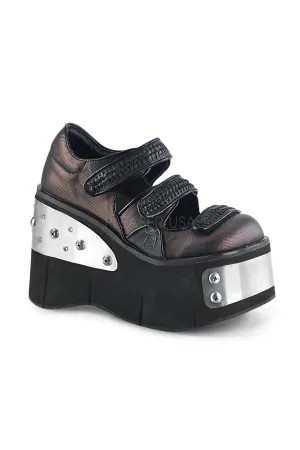 KERA-13 Demonia Maryjane | Black Faux Leather