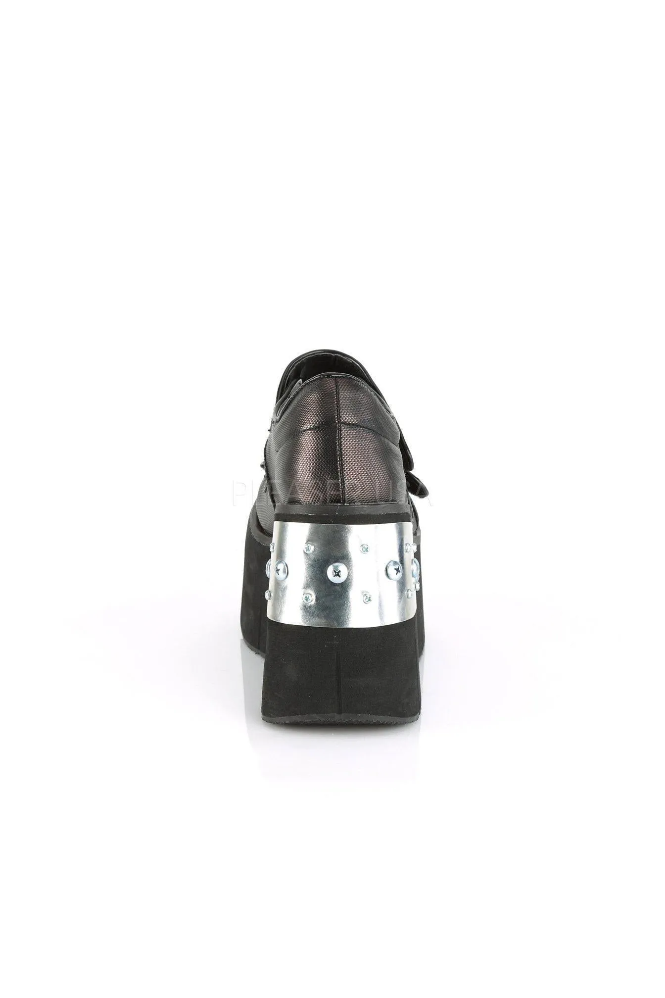 KERA-13 Demonia Maryjane | Black Faux Leather
