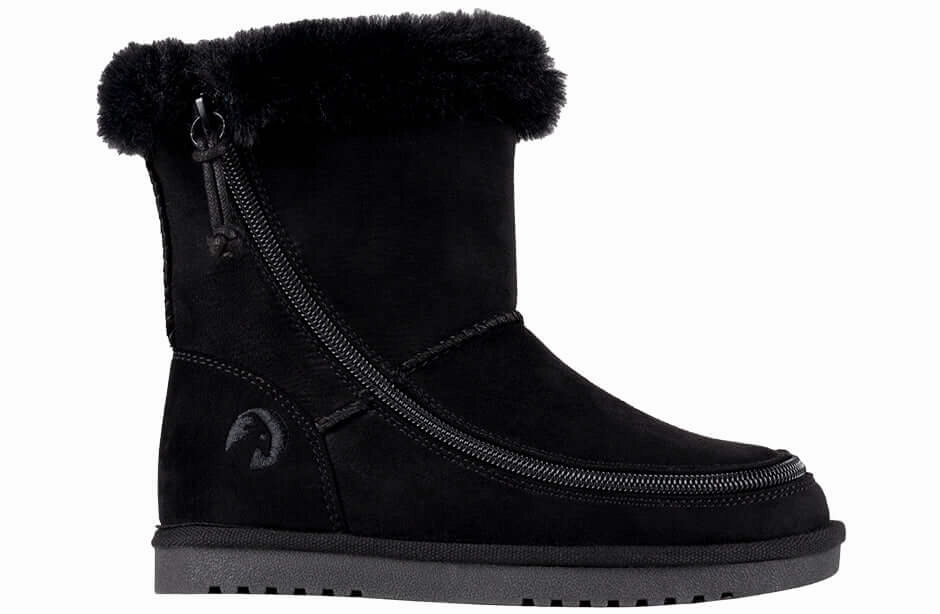 Kids Black BILLY Cozy Boots