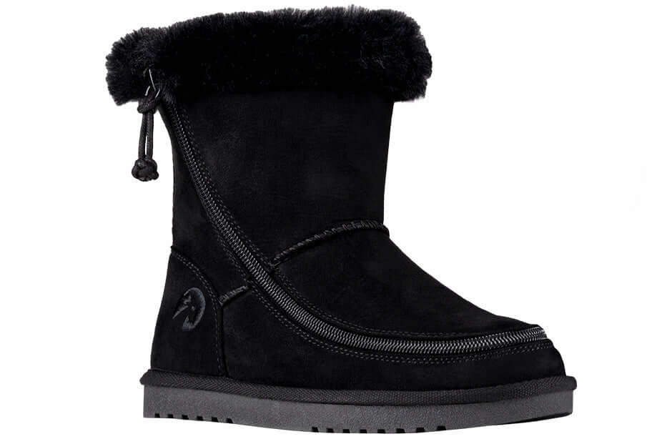 Kids Black BILLY Cozy Boots