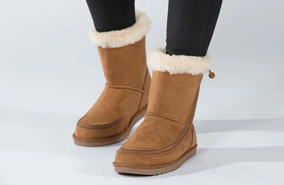 Kids Chestnut BILLY Cozy Boots