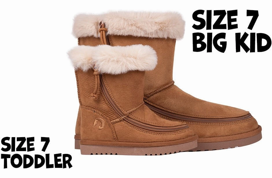 Kids Chestnut BILLY Cozy Boots