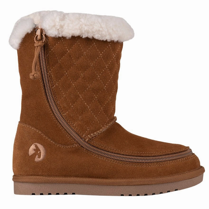 Kids Chestnut BILLY Cozy Quilt Warm Lux Boots