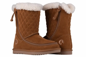 Kids Chestnut BILLY Cozy Quilt Warm Lux Boots