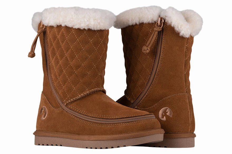 Kids Chestnut BILLY Cozy Quilt Warm Lux Boots