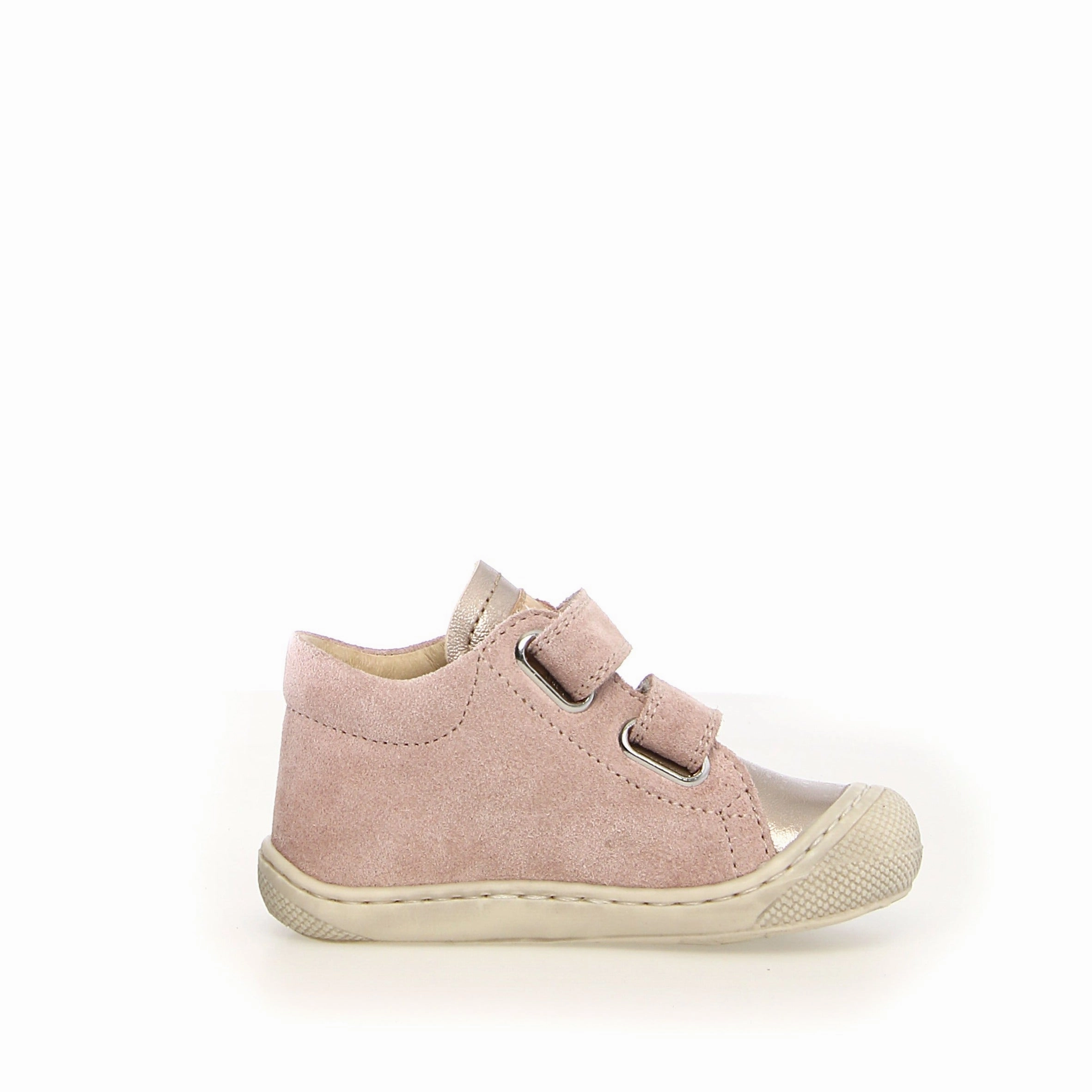 Kolde - Cipria-Platinum Leather and Suede||Kolde - Sude et cuir blush dor