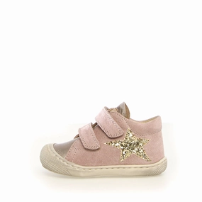 Kolde - Cipria-Platinum Leather and Suede||Kolde - Sude et cuir blush dor