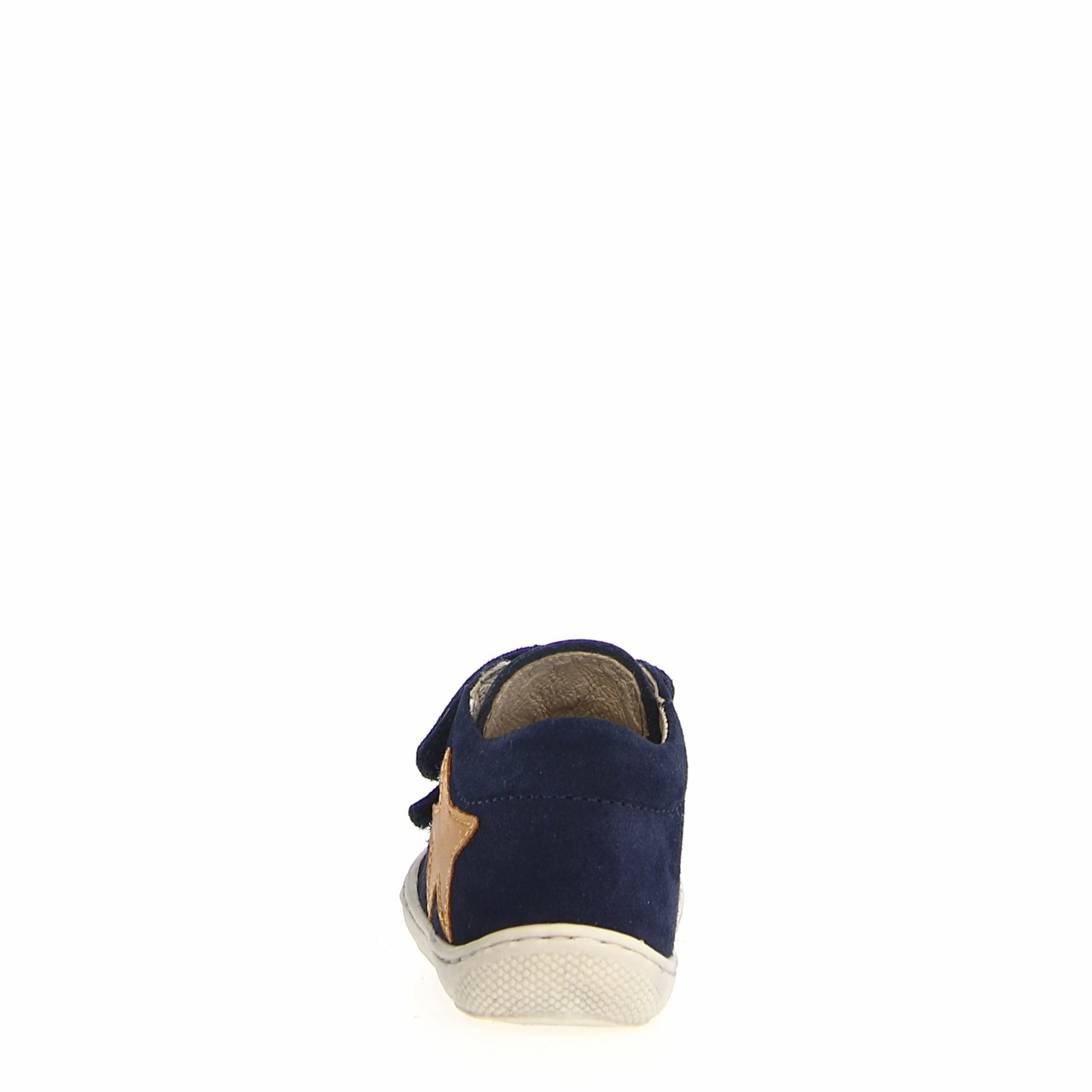 Kolde - Navy and Zucca Leather and Suede||Kolde - Sude et cuir marine et courge