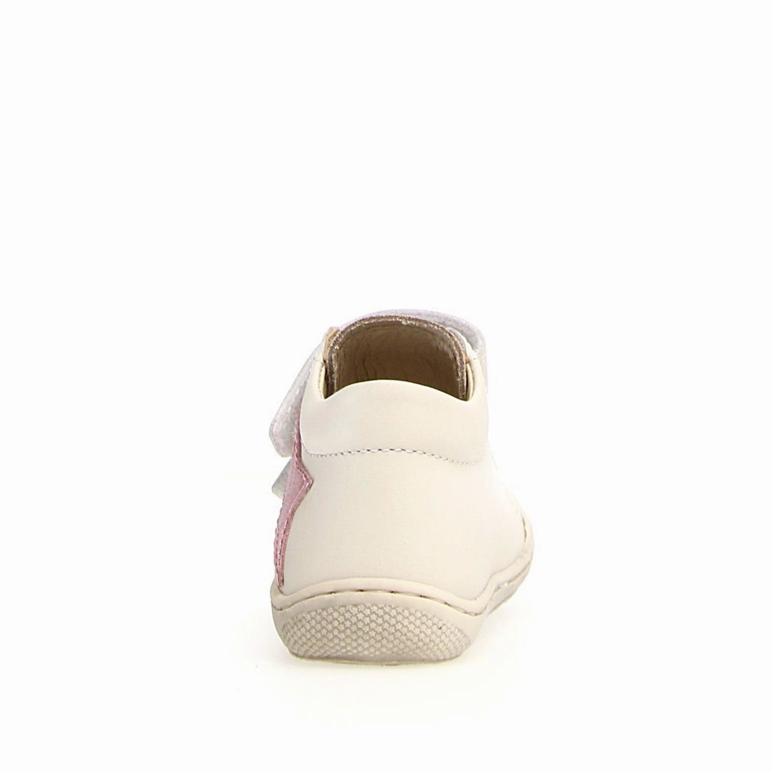 Kolde - Platinum-Milk Leather and Suede||Kolde - Sude et cuir blanc-dor