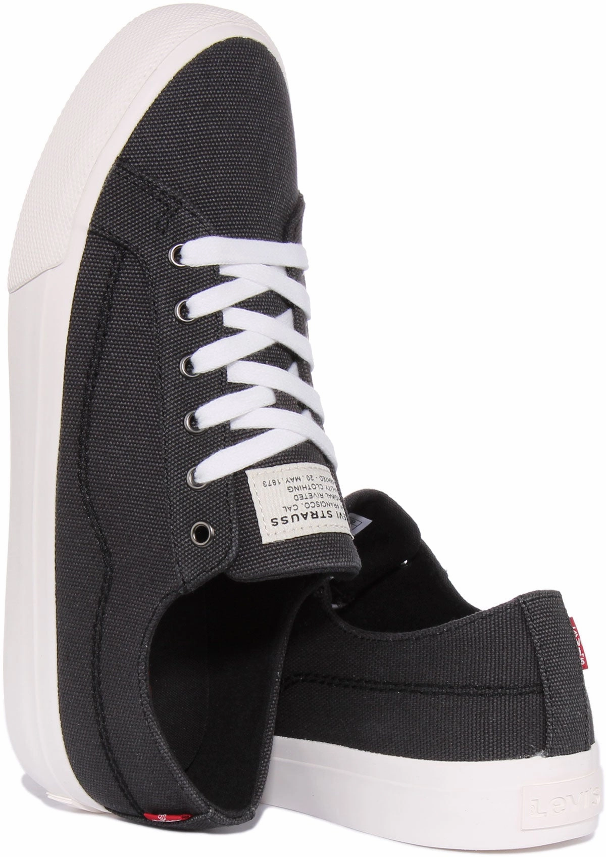 Levi Decon Lace In Black White For Men