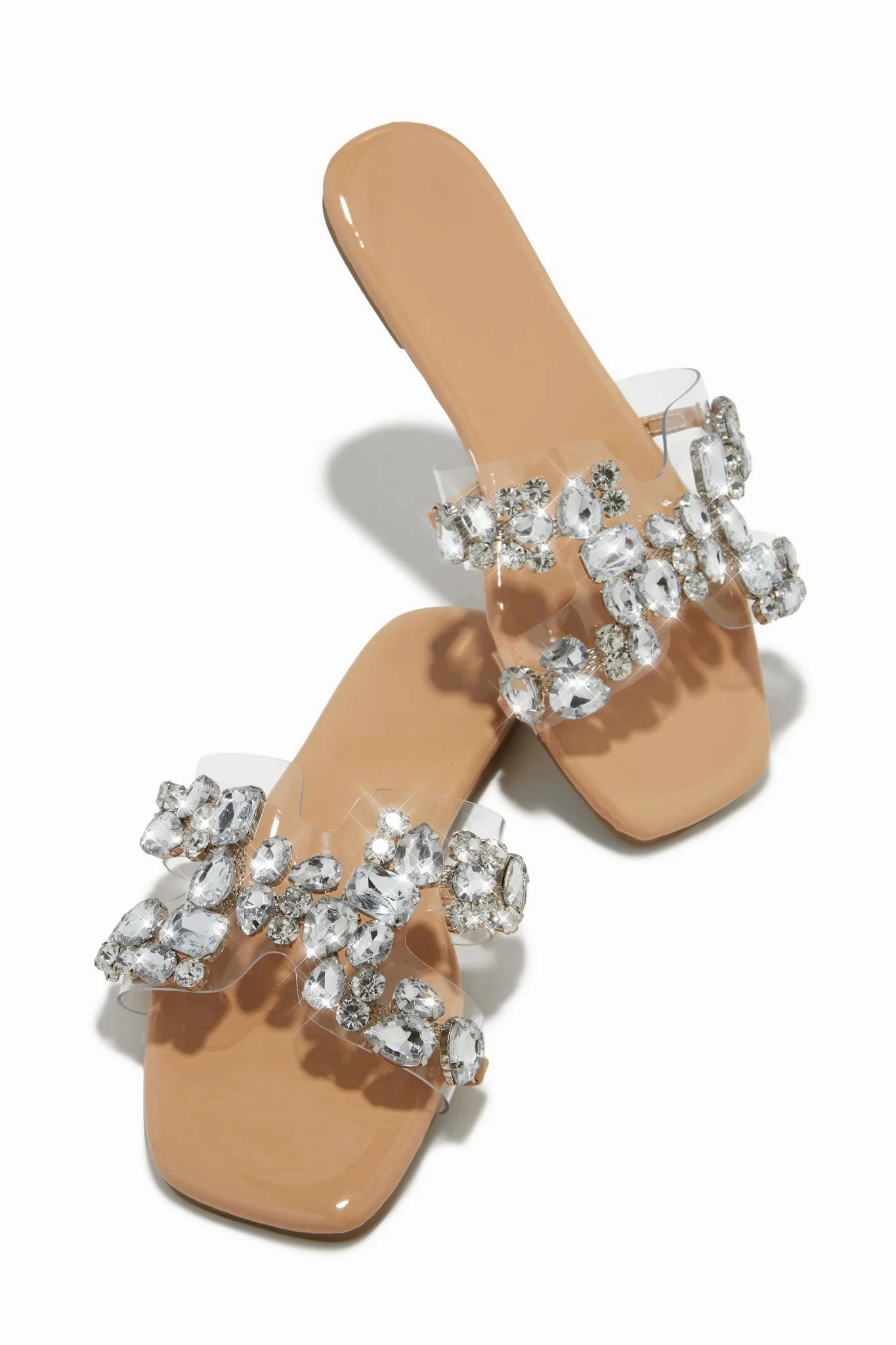 Liana Embellished Slip On Sandals