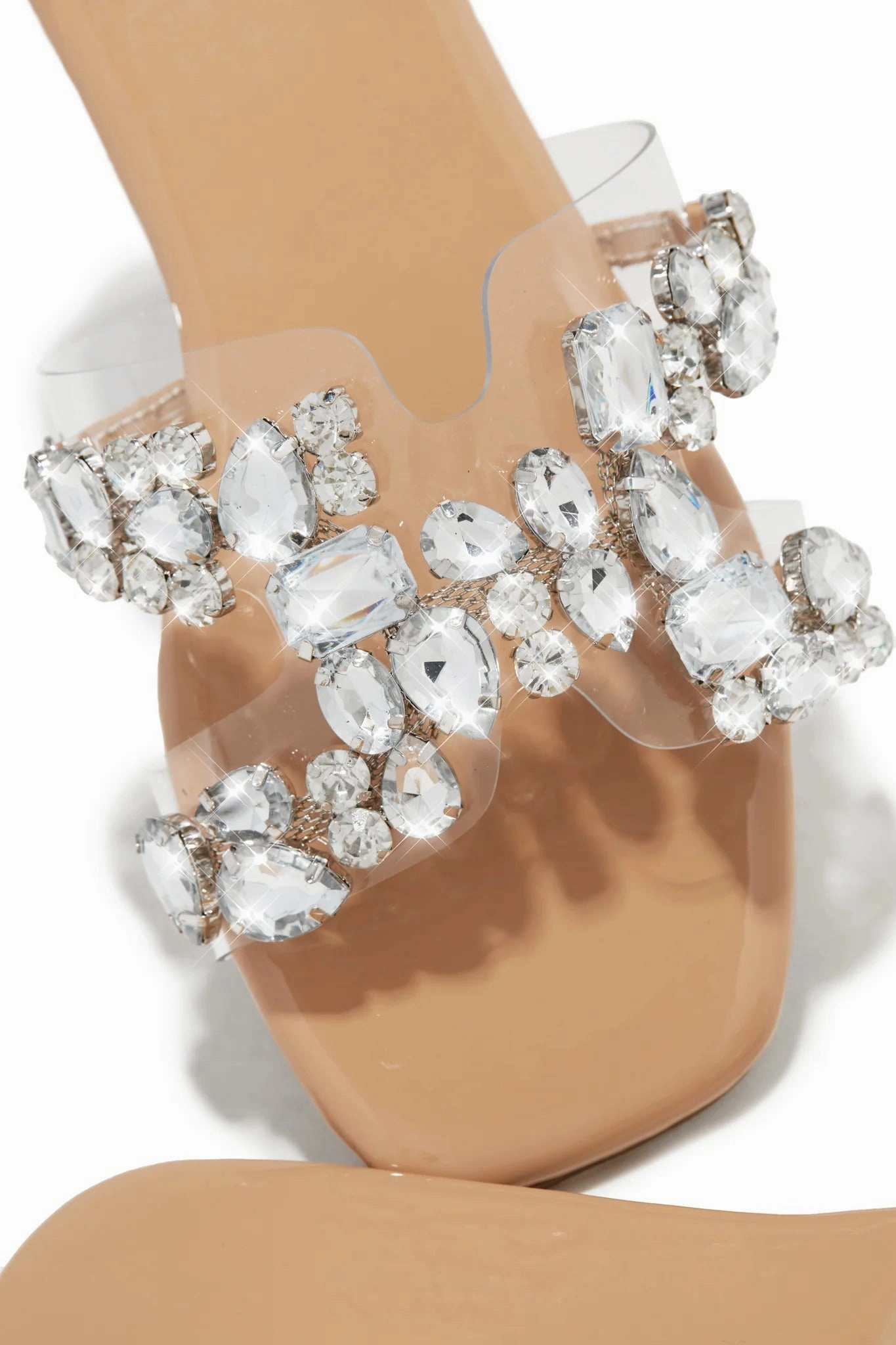 Liana Embellished Slip On Sandals