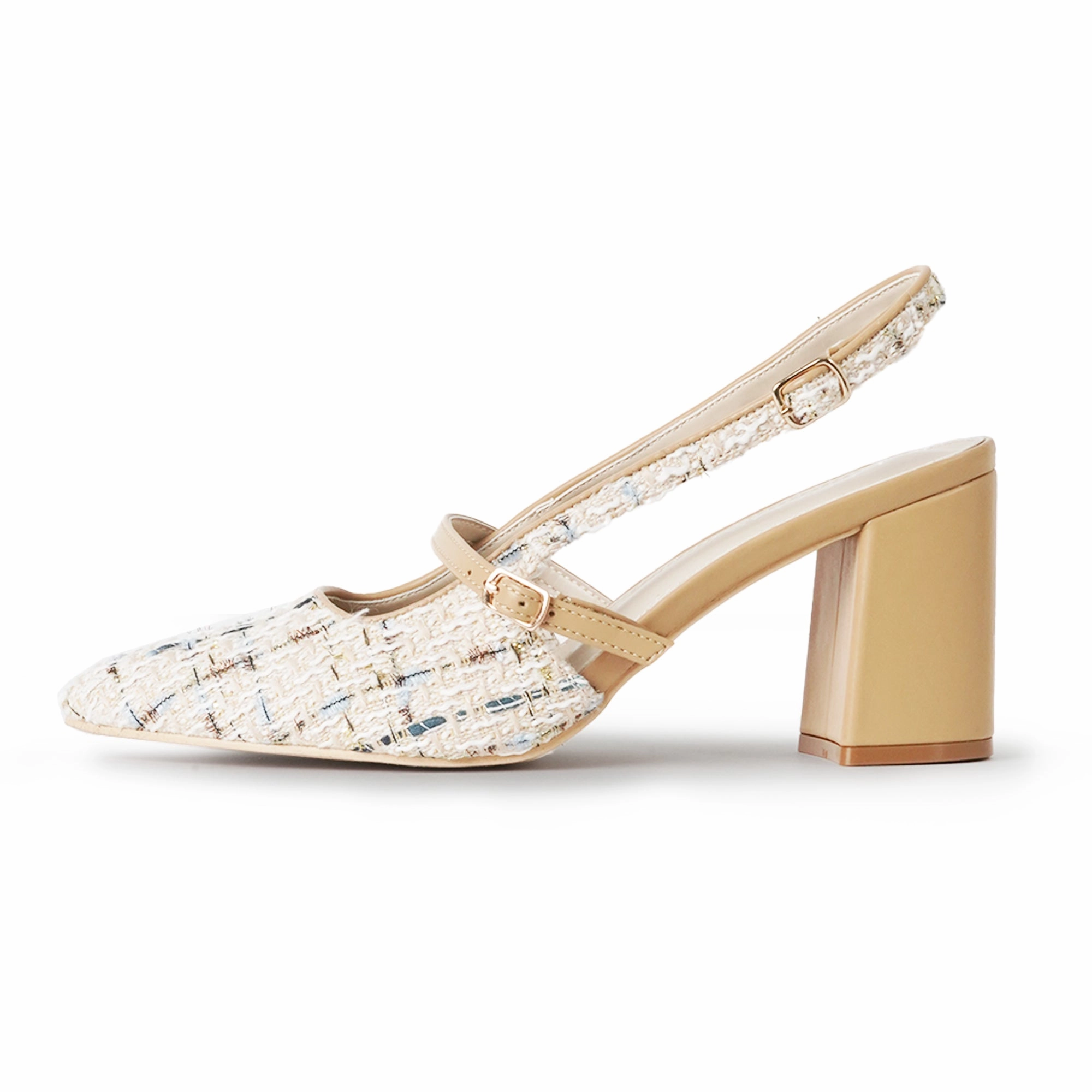 Lori | Beige Tweed