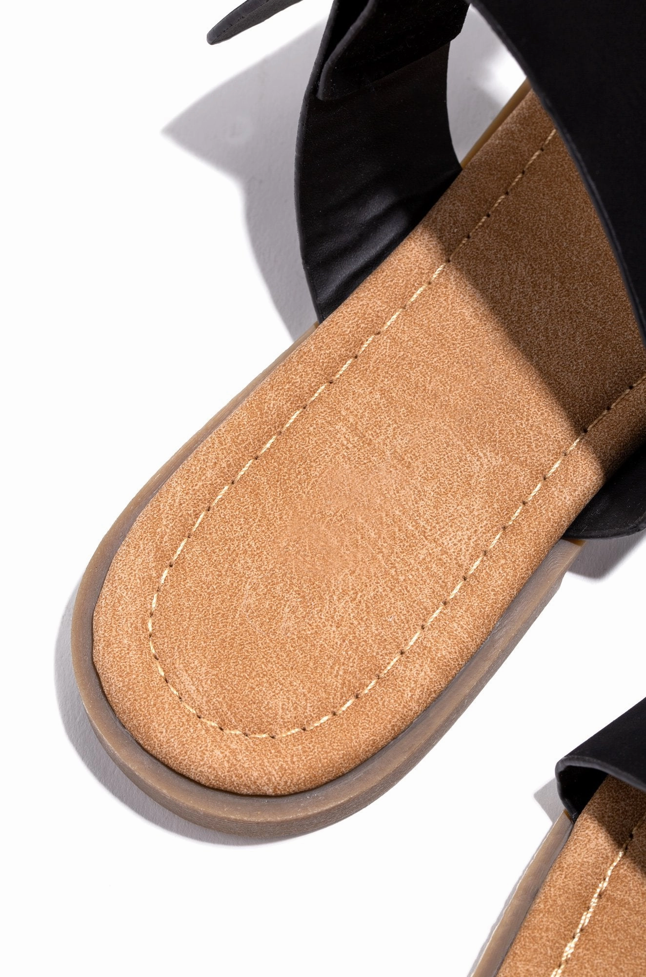 Lydia Double Buckle Sandals- Black