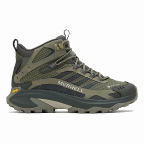 Merrell Men's Moab Speed 2 Mid Gore-Tex Olive