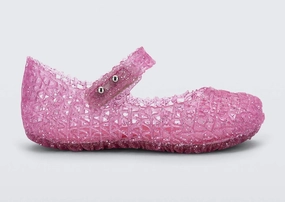 Mini Melissa Campana Glitter Pink Size 6 Toddler
