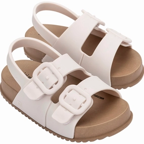 Mini Melissa Cozy Sandal Baby Brown/White