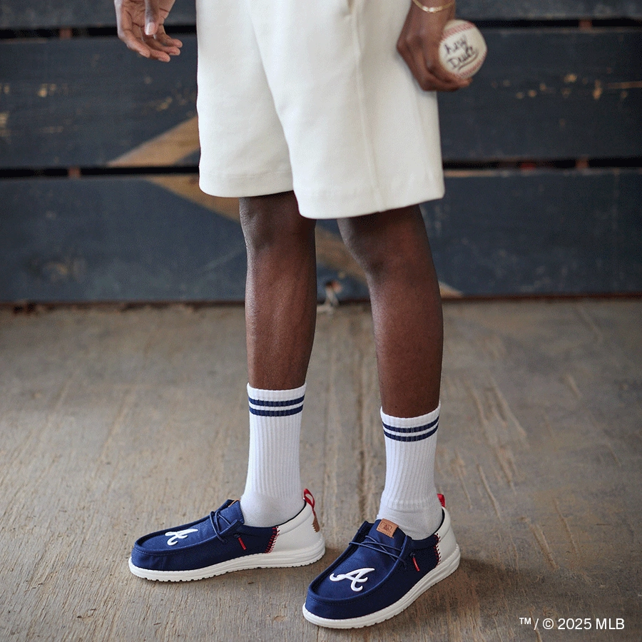MLB Braves Wally Funk - Braves Navy/White