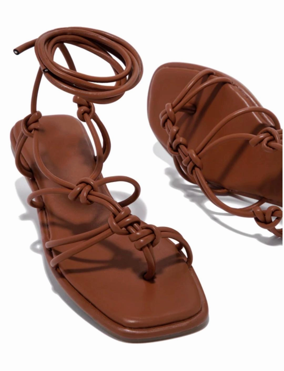 Nakia Sandals- Brown
