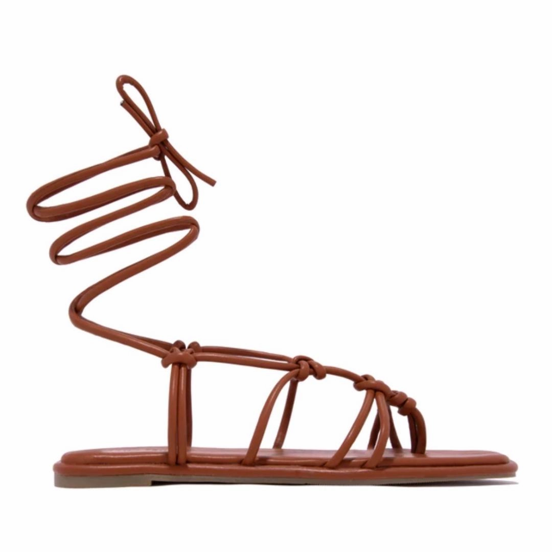 Nakia Sandals- Brown