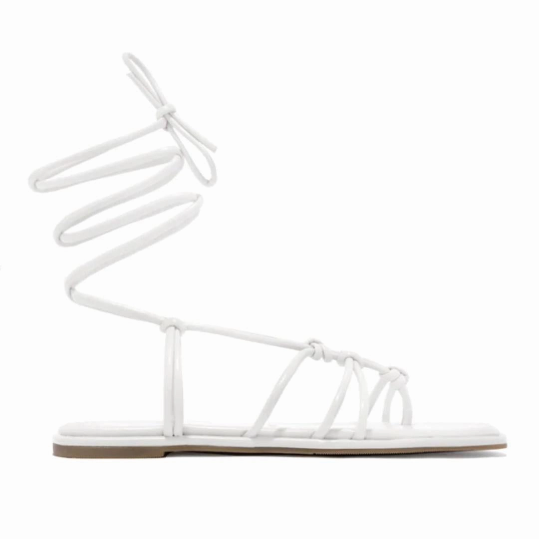 Nakia Sandals- White