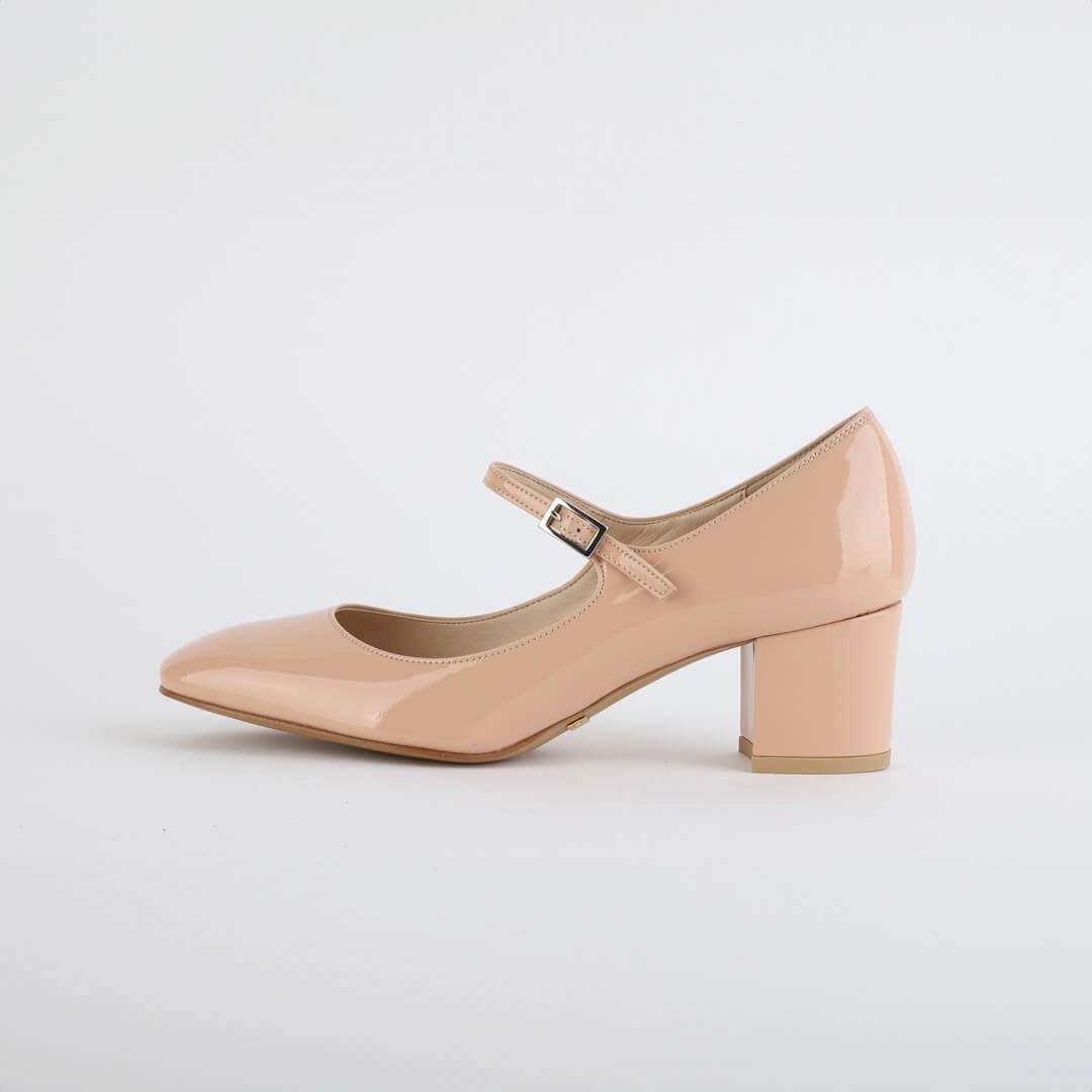NANCY - patent mary jane pumps