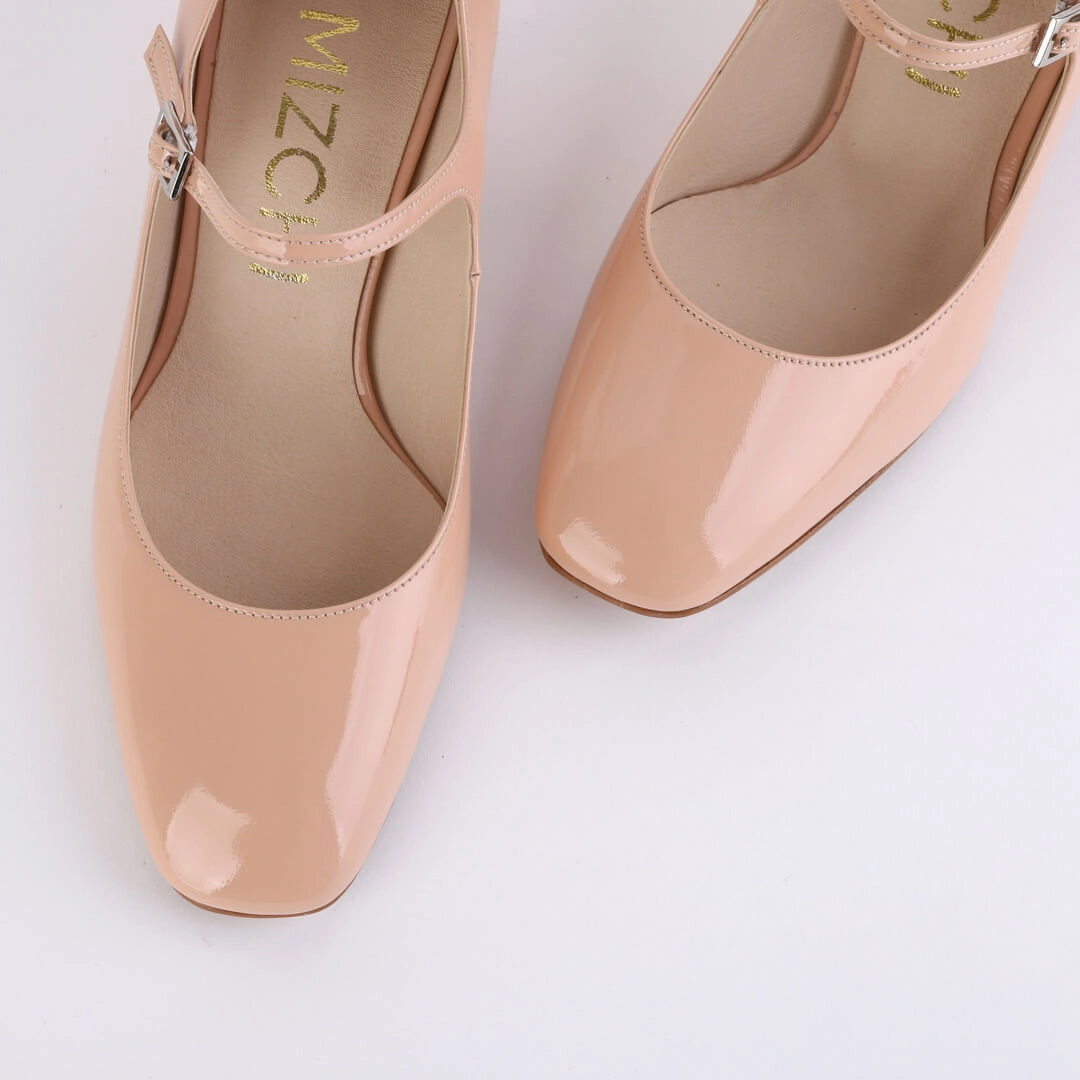 NANCY - patent mary jane pumps