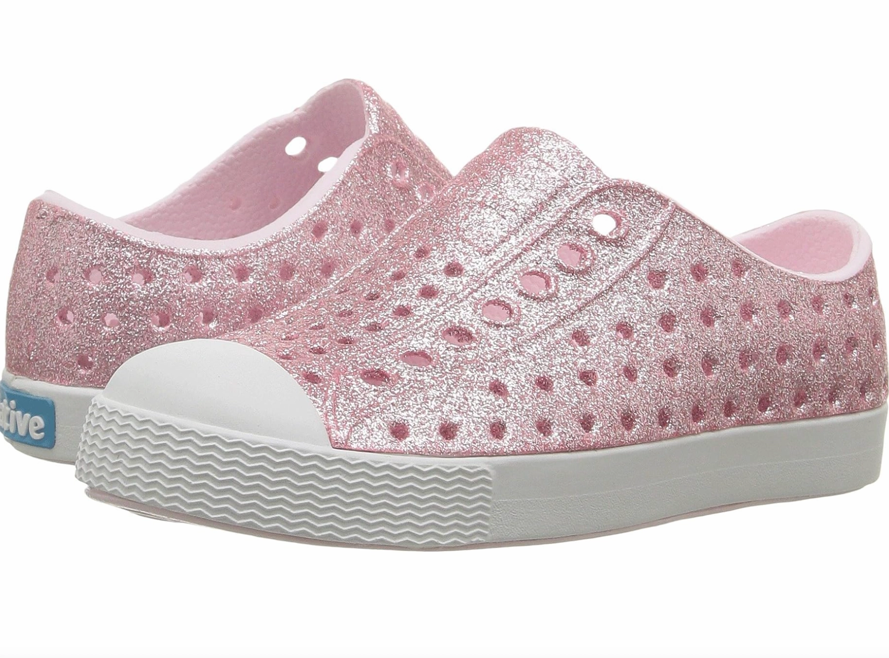 Native Jefferson Bling Milk Pink Bling/Shell White