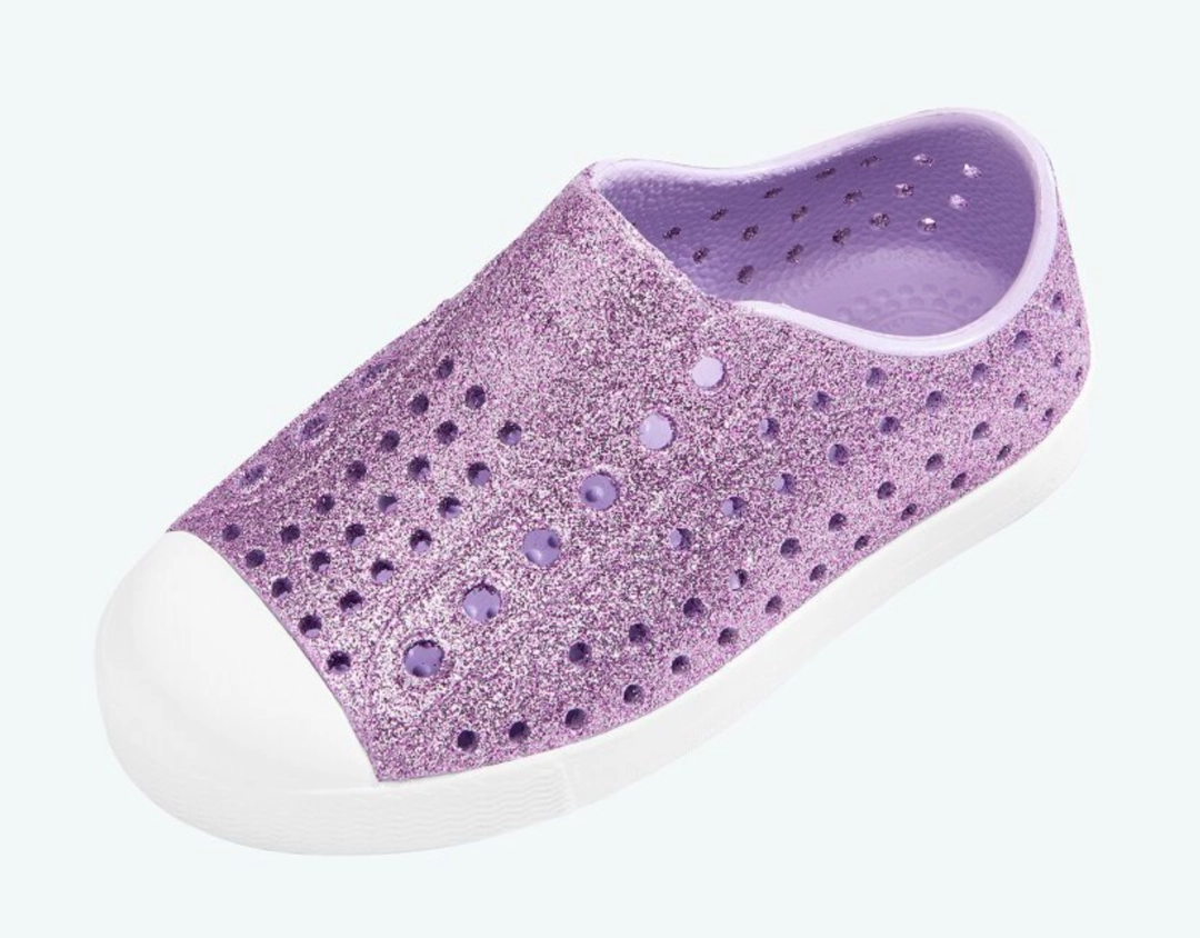 Native Jefferson Bling Powder Bling/Shell White Size C5 Toddler