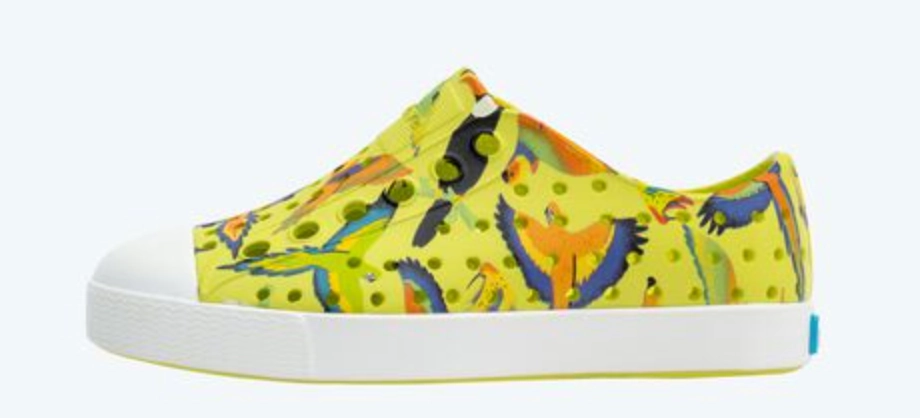 Native Jefferson Sugarlite Print Child Celery Green