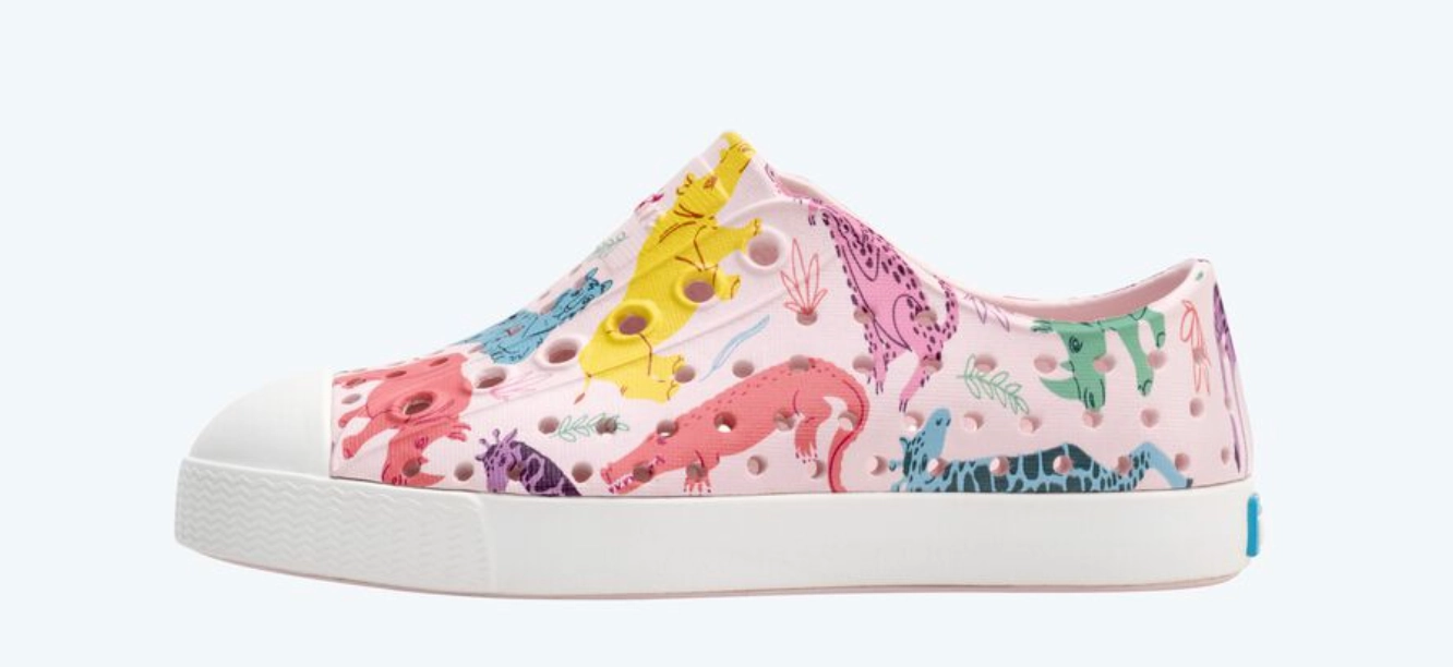 Native Jefferson Sugarlite Print Child Milk Pink