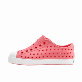 Native Shoes Flamingo Pink/Shell White Children's Jefferson Shoe