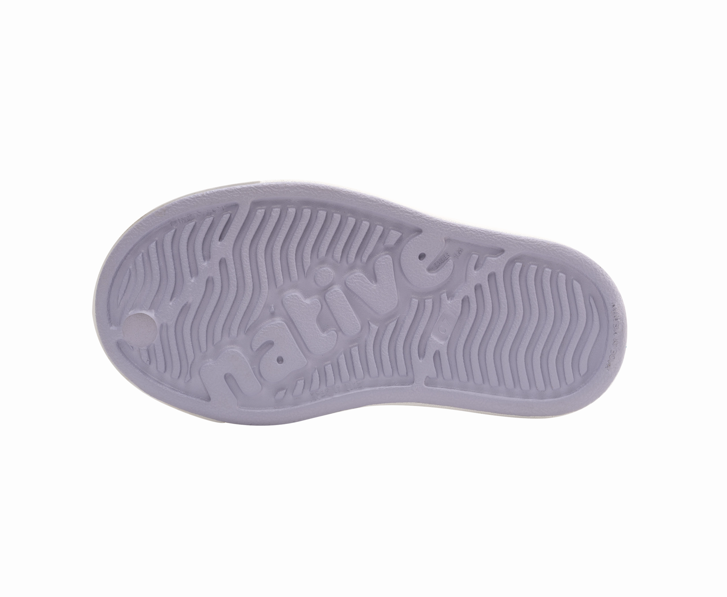 Native Shoes Future Purple/Shell White Children's Jefferson Shoe
