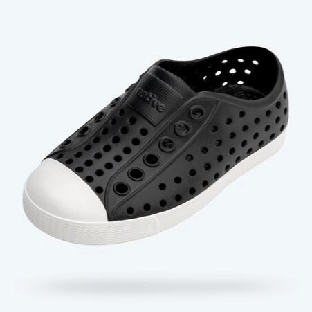 Native Shoes Jiffy Black/Shell White Children's Jefferson Shoe