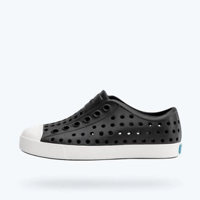 Native Shoes Jiffy Black/Shell White Children's Jefferson Shoe