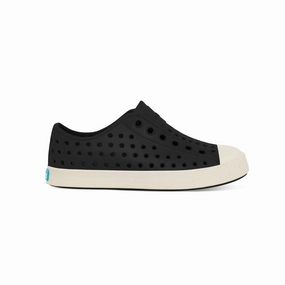 Native Shoes Jiffy Black/Shell White Toddler Jefferson Shoe
