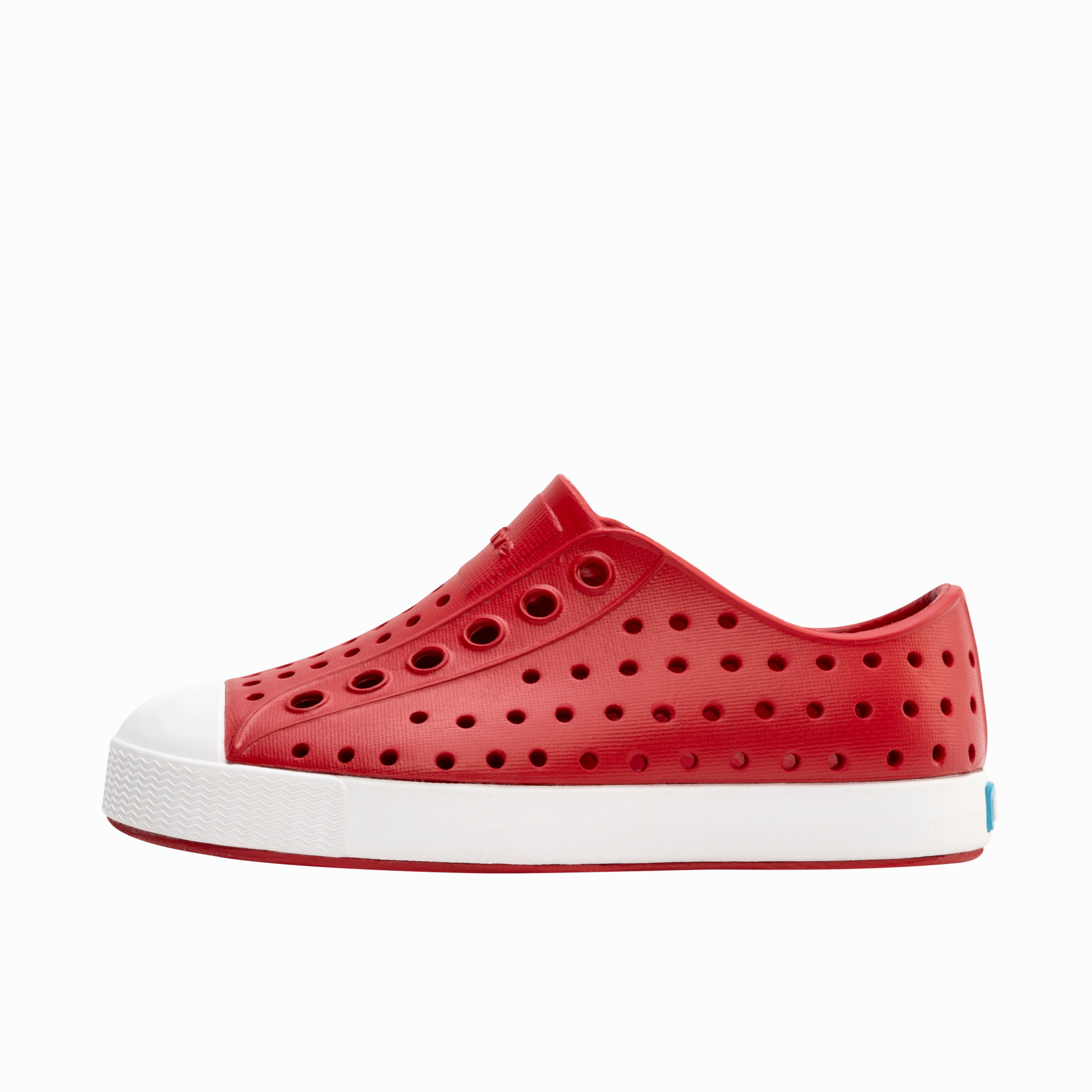 Native Shoes Ruby Red/Shell White Children's Jefferson Shoe