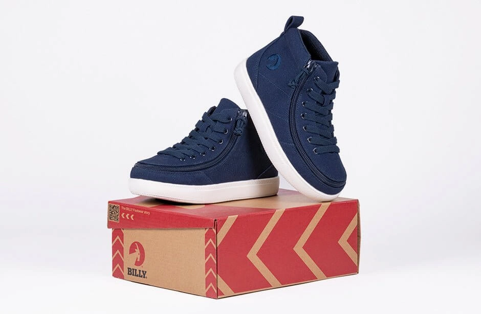 Navy BILLY Classic D|R II High Tops CPMA-Certified AFO-Ready