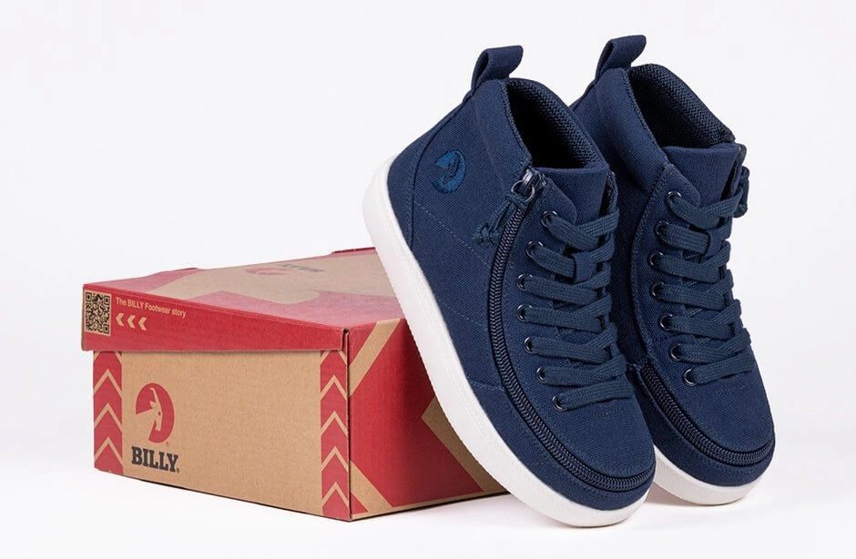 Navy BILLY Classic D|R II High Tops CPMA-Certified AFO-Ready
