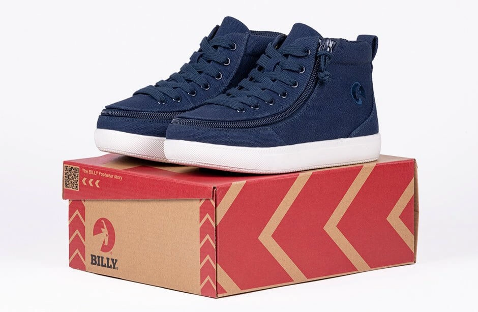 Navy BILLY Classic D|R II High Tops CPMA-Certified AFO-Ready