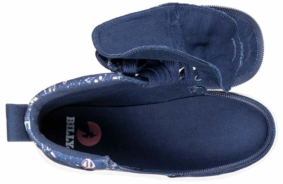 Navy Space BILLY Classic Lace High Tops